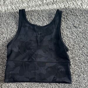Lululemon women’s Black Camouflage Sports Tank Top